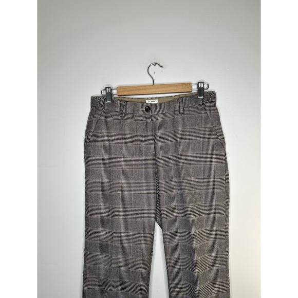 L.L. Bean Womens Classic Fit Black Pinstripes Pants Trousers Size 8 Petite - Picture 3 of 12